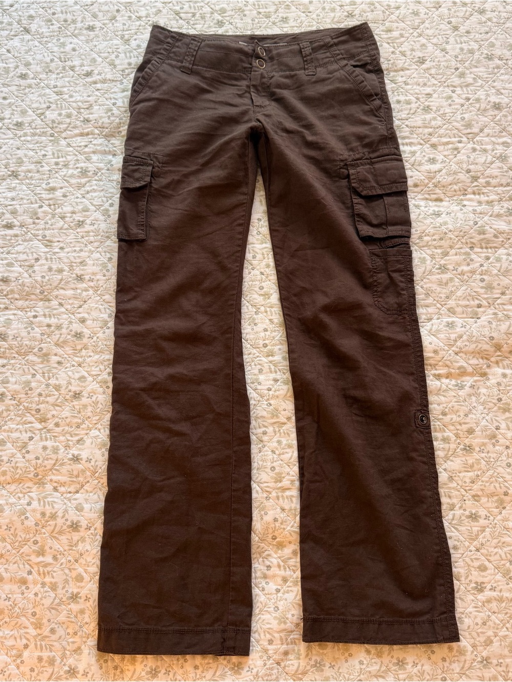 Y2k Old Navy low rise brown cargo pants
